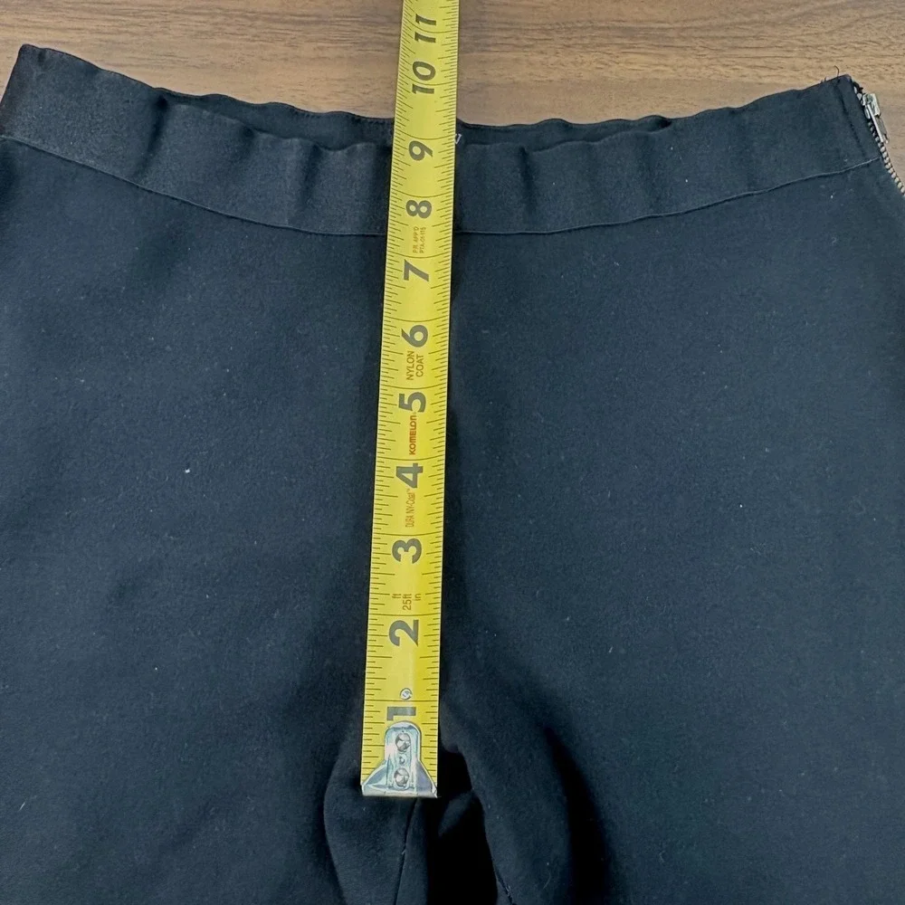 J.Crew Gigi Pant Black High Rise Side Zip‎ Skinny Trousers Dark Academia Size 6
